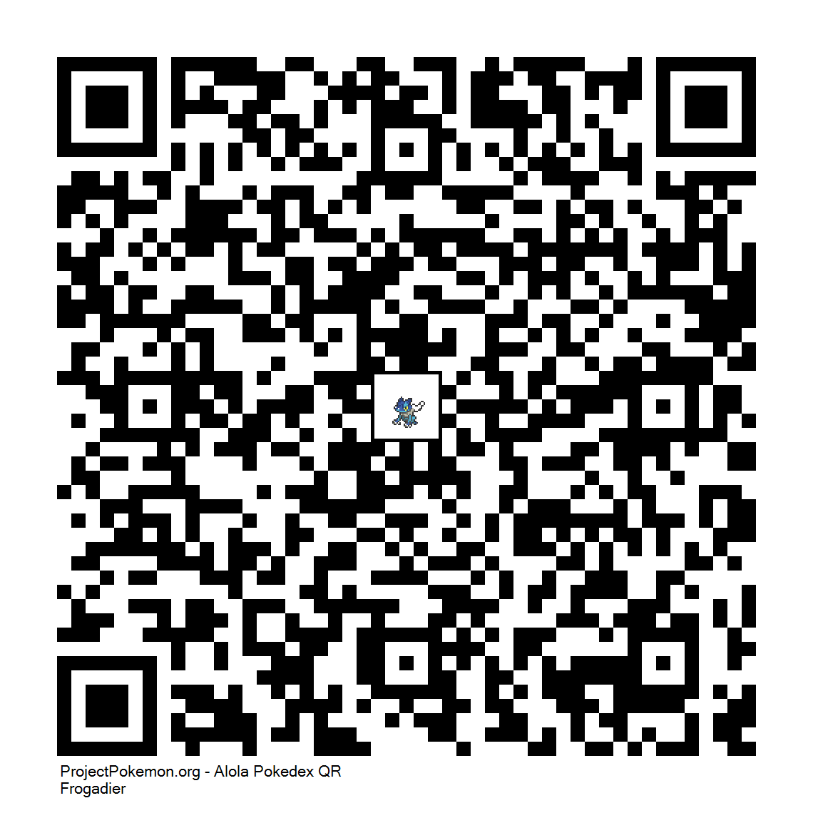 Cdigo QR de Frogadier